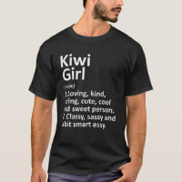 KIWI GIRL NOUVELLE-ZÉLANDE Cadeau Funny Country Ho