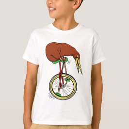 T-shirt Kiwi Monter Une Monocycle