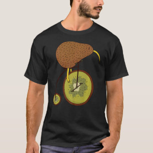 T-shirt Kiwi oiseau chevauchant le kiwi vélo animal & frui