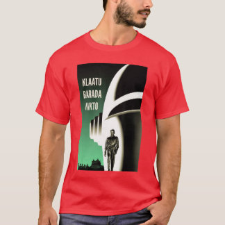T-shirt Klaatu Barada Nikto Robot Gort SiFi amis drôles