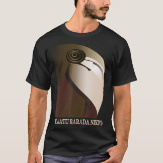 T-shirt Klaatu Barada Nikto Robot SiFi 