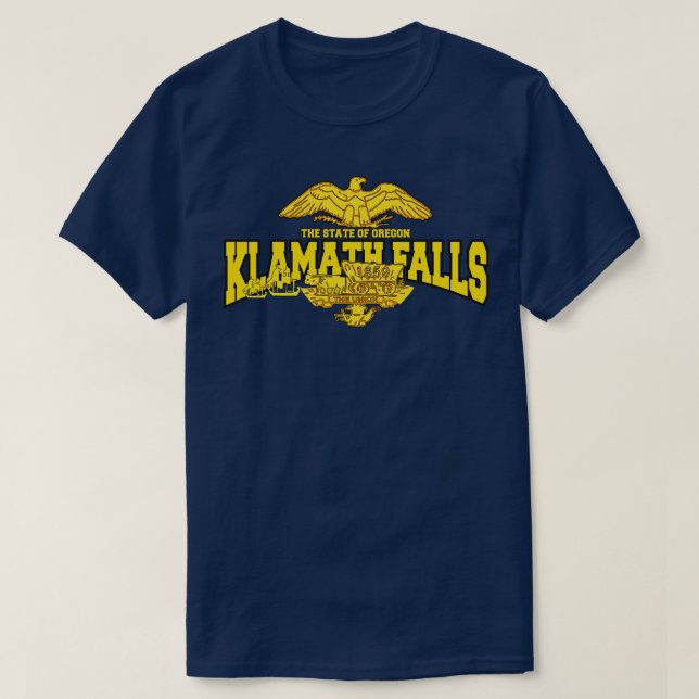 T-shirt Klamath Falls L'État de l'Oregon cadeau (Design devant)