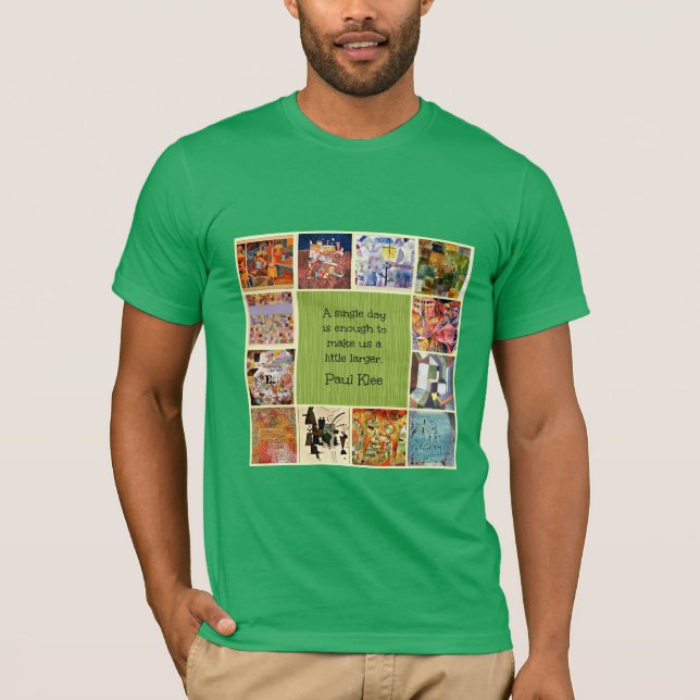 T-shirt Klee - Collage coloré (Devant)