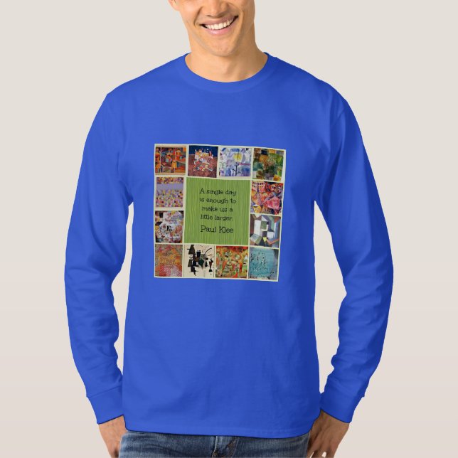 T-shirt Klee - Collage coloré (Devant)