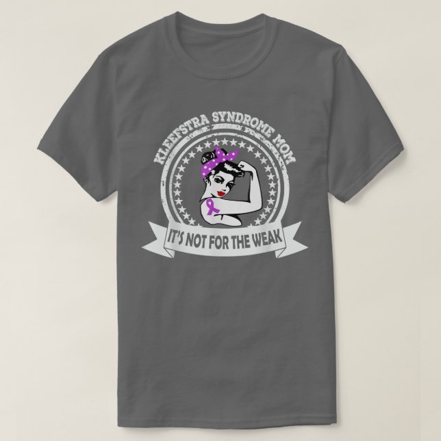 T-shirt Kleefstra Syndrome MomPurple Ribbon Awareness  (Design devant)