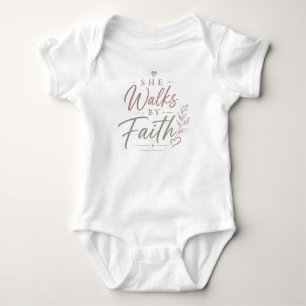 T-Shirt Kleiden Sie Ihr Kleines im Glauben mit di Baby Strampler