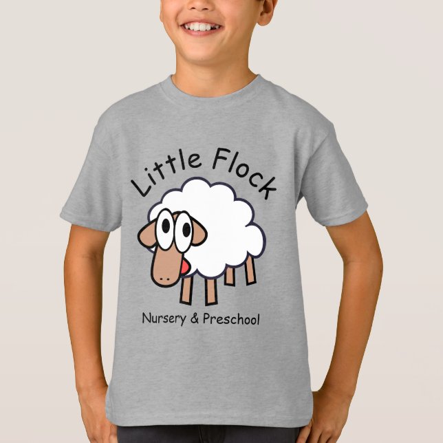 T - Shirt - Kleines Flock Kinderzimmer & Vorschule (Vorderseite)