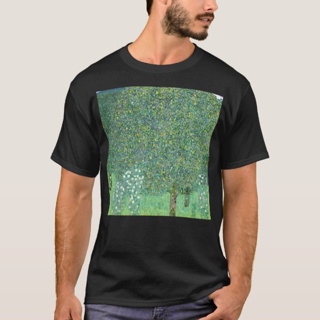 T-shirt Klimt - Rosiers Sous Les Arbres (Devant)