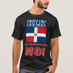 T-shirt KLK con Dominicana Non Joueur République Dominicai