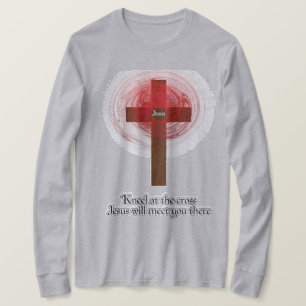 T - Shirt- Kniescheibe am Kreuz T-Shirt