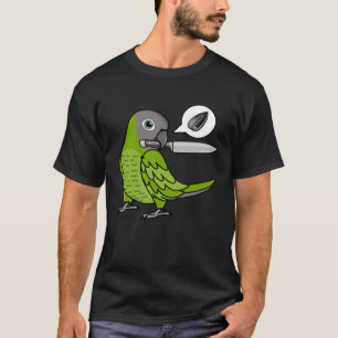 T-shirt Knife Parrot veut des graines Je Dusky tête Conure