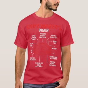 T-shirt Knifemaking Outil Bladesmith Knife Maker Cerveau T
