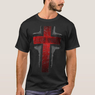 T-shirt Knight Templar Vintage Holy Cross 