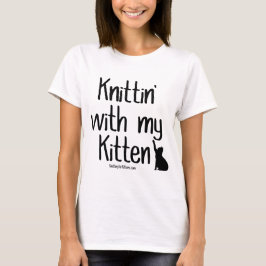 T-shirt Knittin avec mon chaton