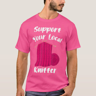 T-shirt Knitting Knit Knitter Yarn Wool Creating Knitted W