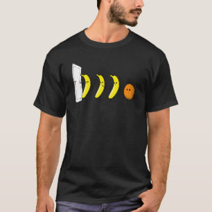 T-shirt Knock 3 Bananes 1 Orange Funny