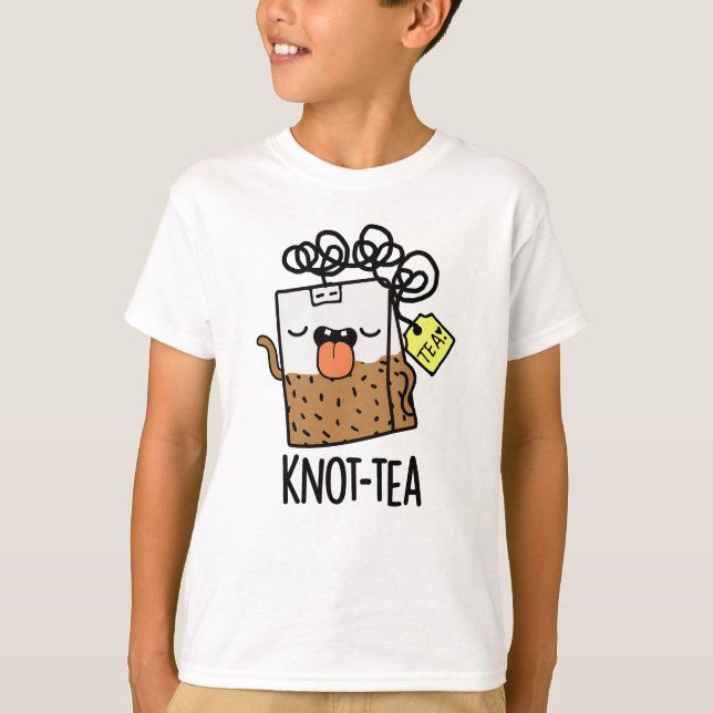 T-shirt Knot-tea Funny Tea Pun  (Devant)