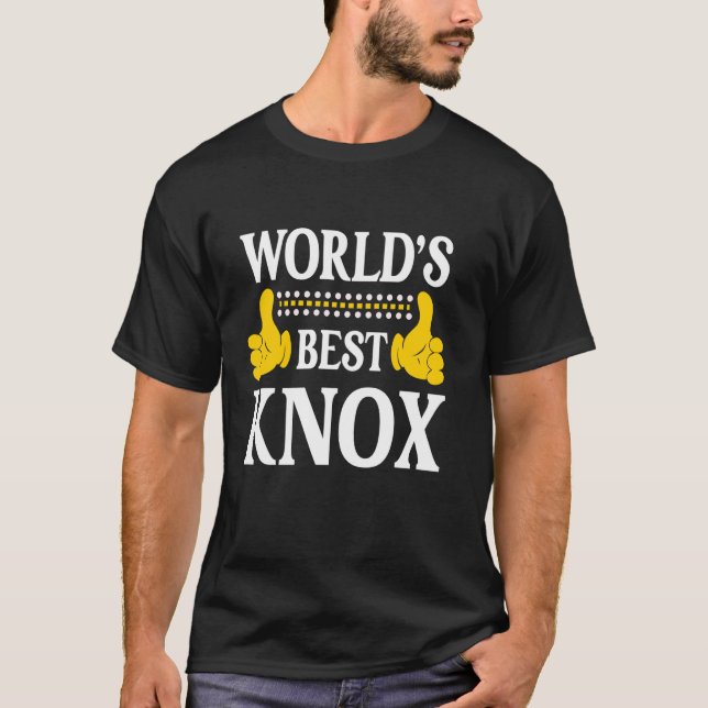 T-shirt Knox Nom de famille Funny Team Famille Nom de fami (Devant)