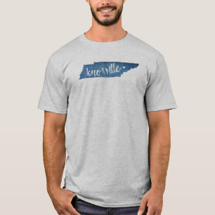 T-shirt Knoxville, Tennessee Wood Grain