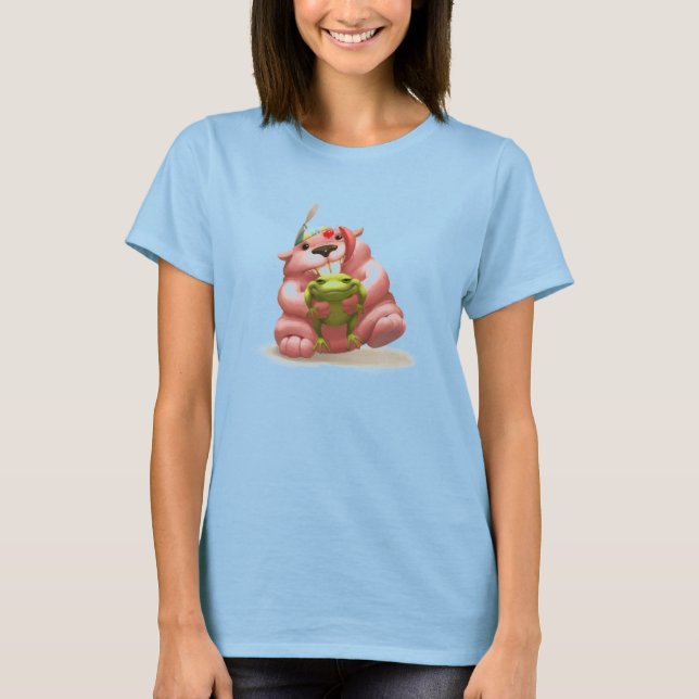 T-shirt Knubbelchen et la grenouille (Devant)