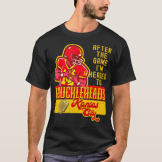 T-shirt Knuckleheads Kansas City Music Retro BBQ FrontBack