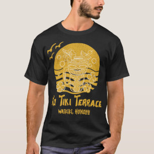 T-shirt Ko Tiki Terrasse Honolulu Waikiki Tiki Bar Retro L