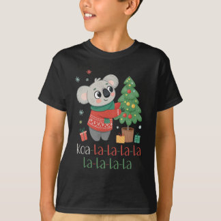 T-shirt Koa La La La La Noël Enfants