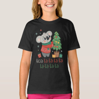 T-shirt Koa La La La La Noël Enfants
