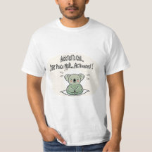 Koala Addicted to Chill 4 message humour