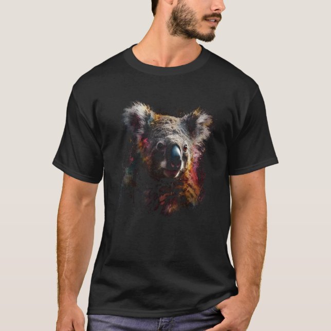 T-shirt Koala Artwork  Animal Koala 12 (Devant)