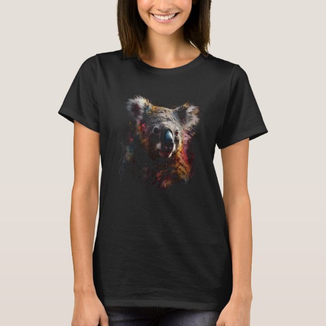 T-shirt Koala Artwork  Animal Koala 12 (Devant)