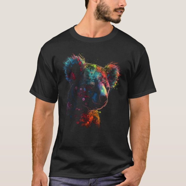 T-shirt Koala Artwork  Animal Koala 5 (Devant)