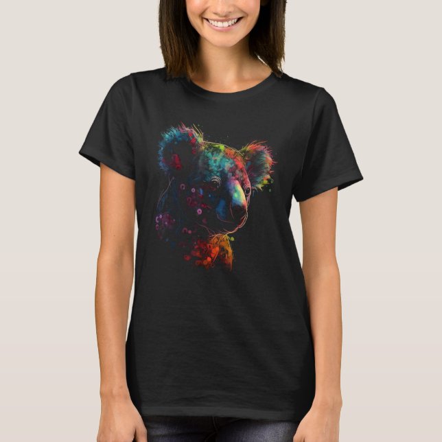 T-shirt Koala Artwork  Animal Koala 5 (Devant)