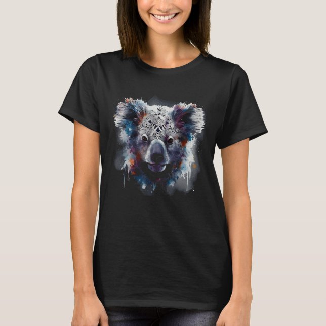 T-shirt Koala Artwork  Animal Koala 7 (Devant)