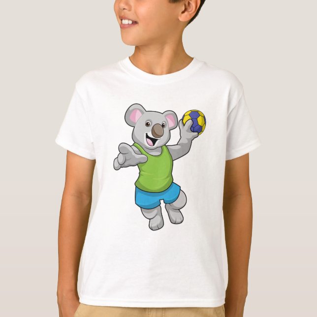 T-shirt Koala avec Handball Sports (Devant)