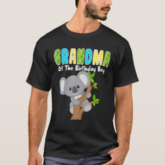 T-shirt Koala Bear Anniversaire Grand-Mère De L'Anniversai
