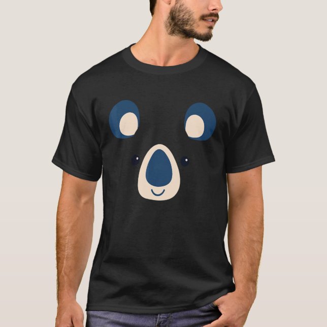 T-shirt Koala Bear Halloween Costume Simple Jungle Animal (Devant)