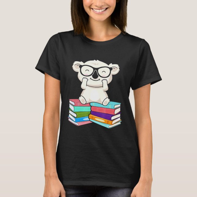 T-shirt Koala Bear Lecture Librarian Koala Bear (Devant)