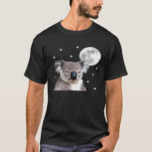 T-shirt Koala Bear Stars Moon Space Animal