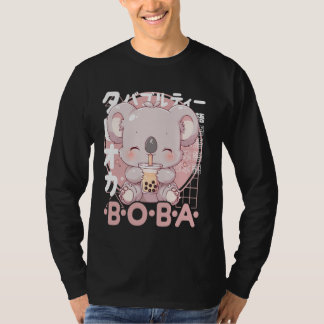 T-shirt Koala Boba Tea Kawaii Bubble Tea Koala Anime Neko 