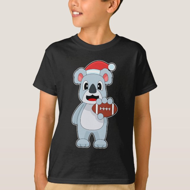 T-shirt Koala Christmas Football (Devant)