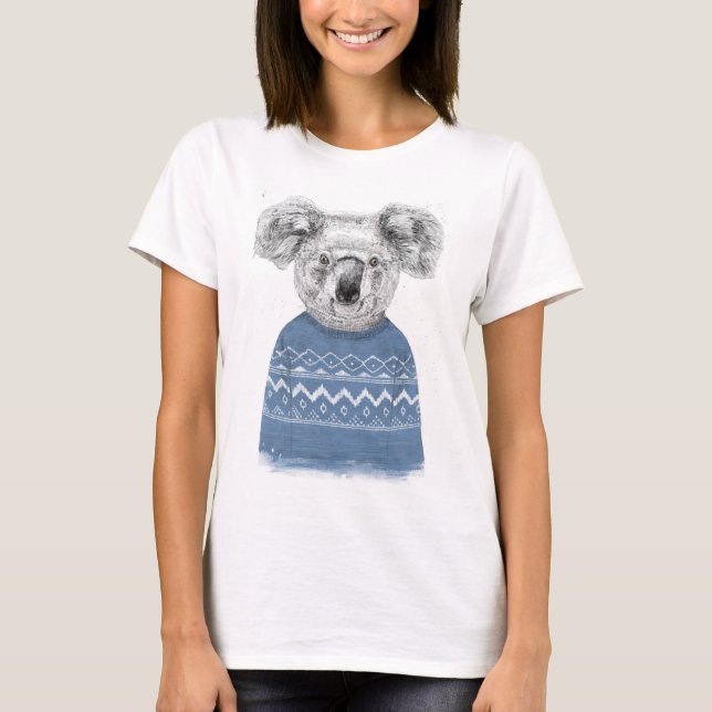 T-shirt Koala d'hiver (Devant)