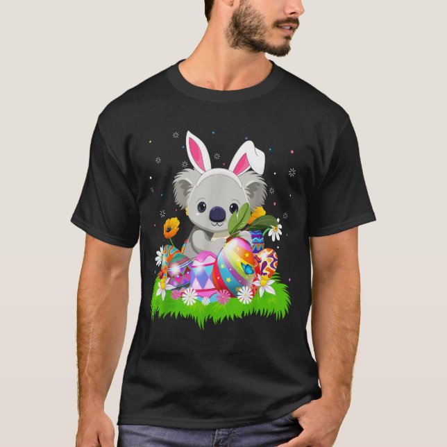 T-shirt Koala Easter Egg Hunt Bunny Ear Koala Easter Sunda (Devant)