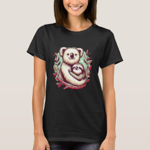 T-shirt Koala et paresseux s'étreignant Amoureux des anima