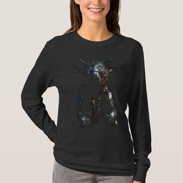 T-shirt Koala Fantasy Artwork  Robot Animal Koala (Devant)