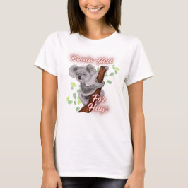 T-shirt Koala-fied pour les Hugs