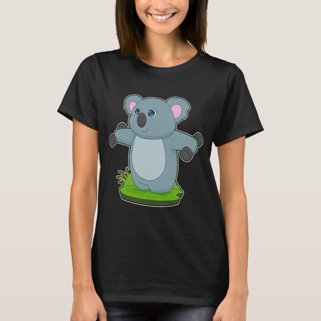 T-shirt Koala Fitness Dumbbells (Devant)