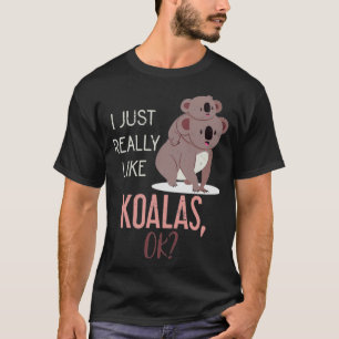T-shirt Koala, gardien du zoo animal d'Australie