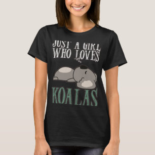 T-shirt Koala Girl qui aime Koalas Ours Australie