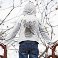 Koala Hang Sur Le Dos Cute Ours Australie Animal